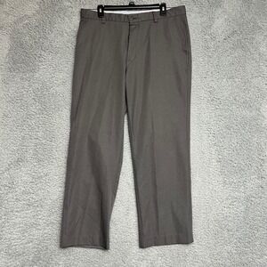 FootJoy Golf Pants Mens 38x30 Gray Excellent Performance Flat Front Chino